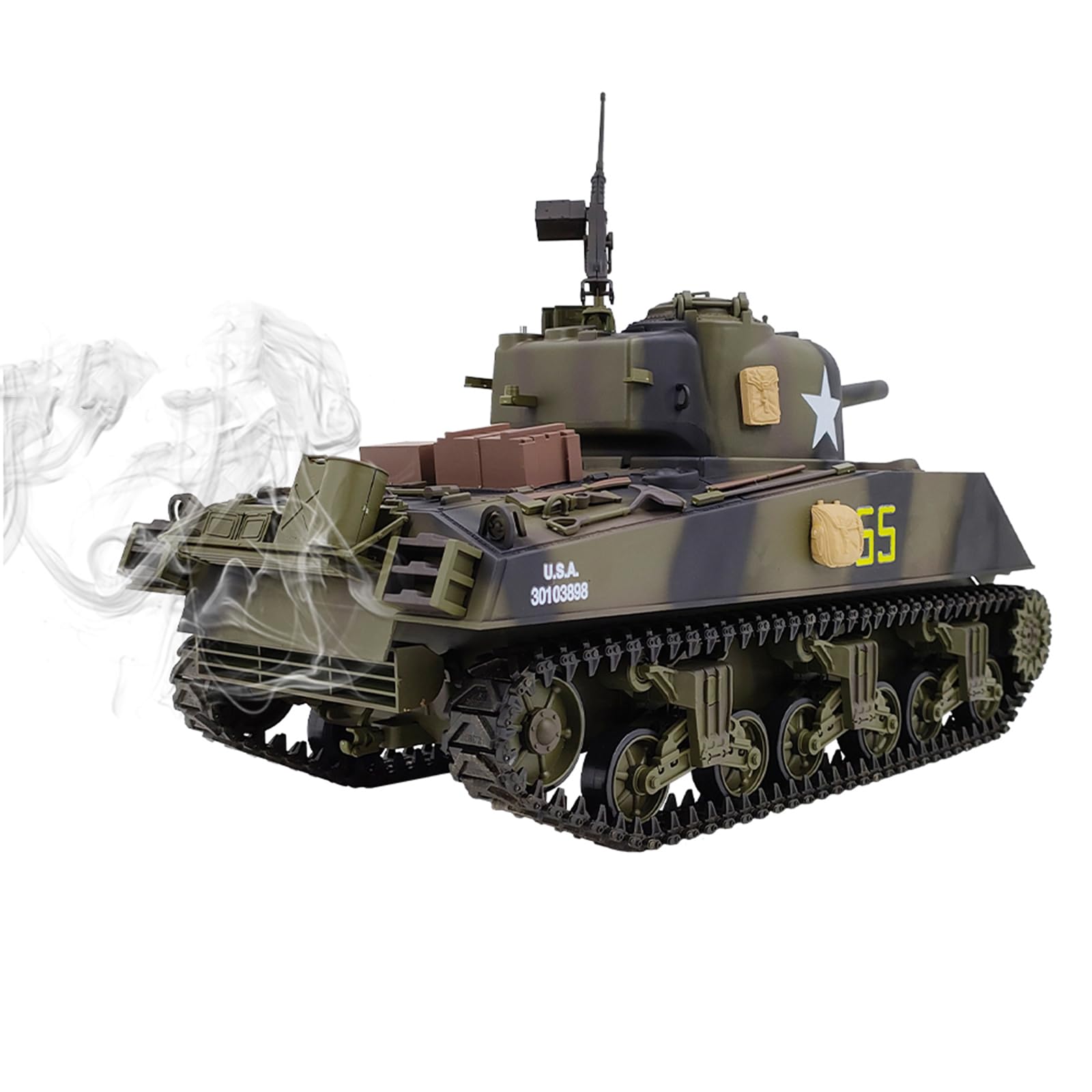 Amazon.co.jp: ラジコン 戦車2.4GHz 1/16アメリカ陸軍シャーマンM4A3